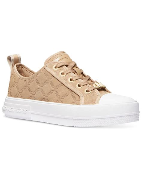 michael michael kors evy lace up sneakers